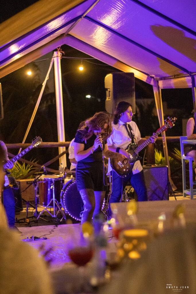 Live music on the rooftop is one of the highlights of the La Sirena experience, especially on NYE in Puerto Morelos.!