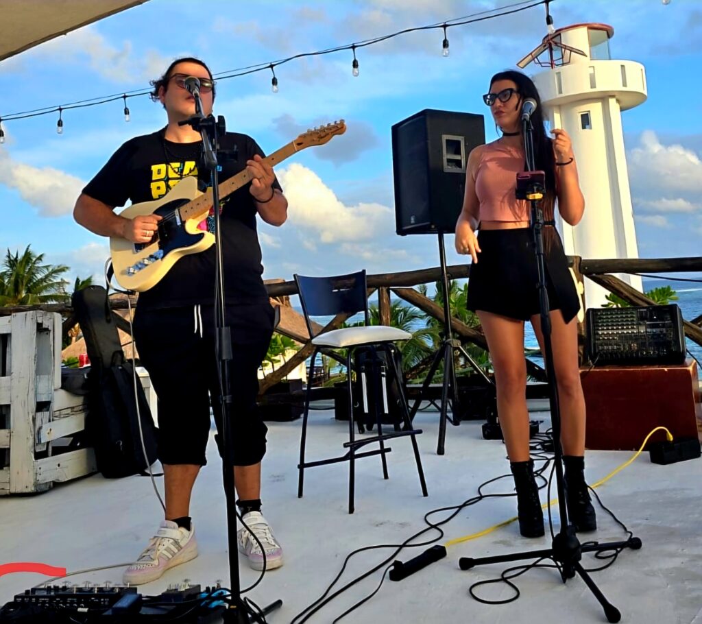 Happy Hour Puerto Morelos Open Mic on Wednesdays at La Sirena the best Happy Hour